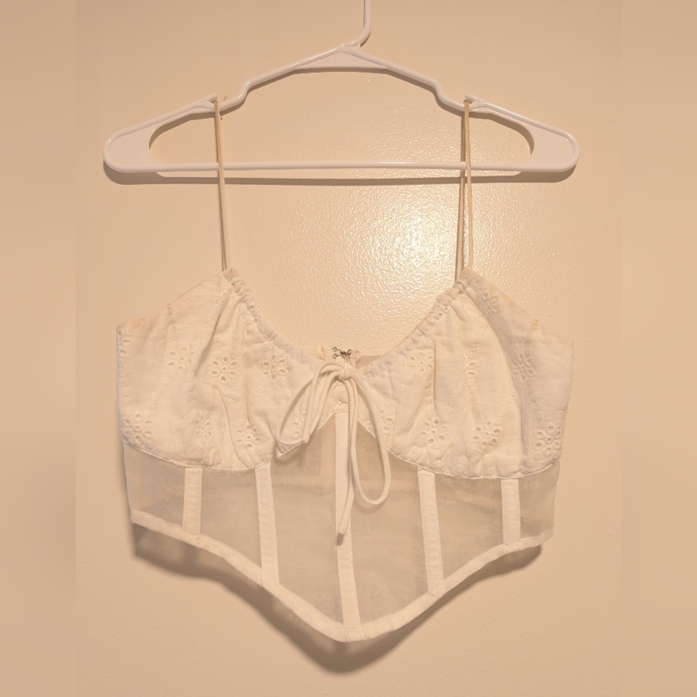 Sabo Skirt White Crop Top